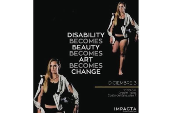 En el proyecto participan diez modelos con discapacidad.