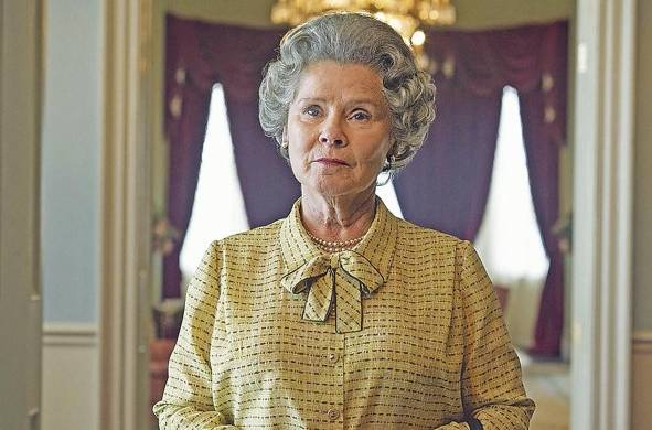 Imelda Staunton, actriz que interpretará a la Reina Isabel II.