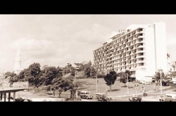 Imagen histórica del hotel El Panamá.