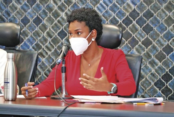 La diputada suplente Walkiria Chandler D'Orcy.
