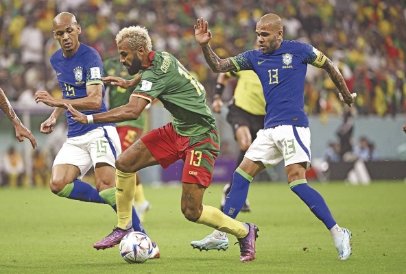 Brasil fue el último equipo de América en clasificarse, pero perdió ante Camerun.