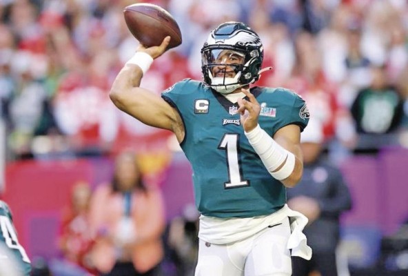 Jalen Hurts, 'quarterback' de Philadelphia