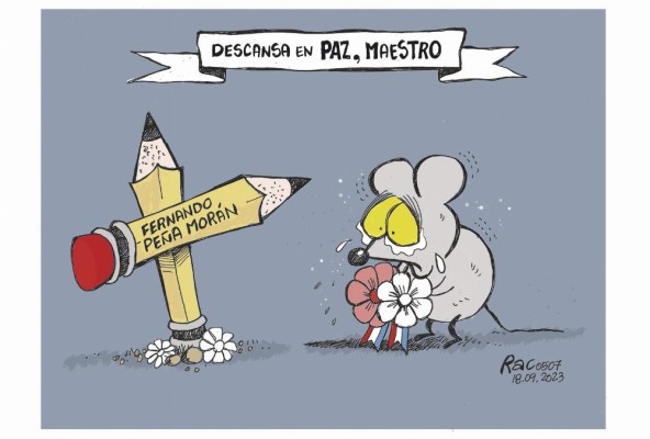 Homenaje a Peña Morán por RAC.