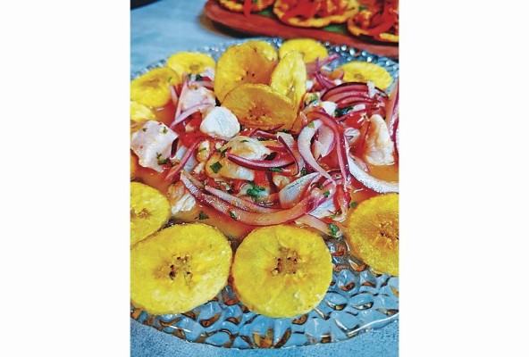 Ceviche criollo.