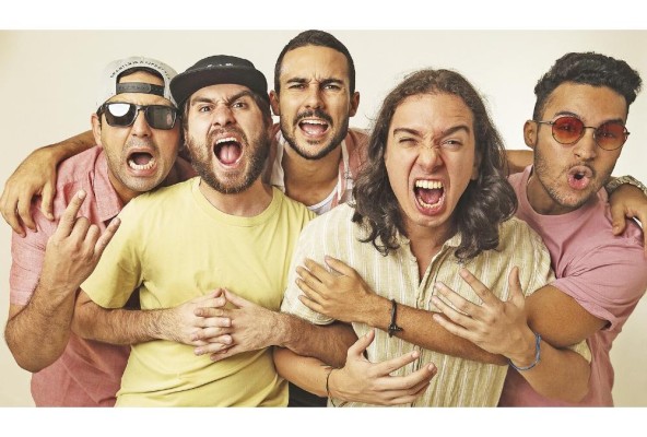 ntegrantes de la banda Entre Nos.