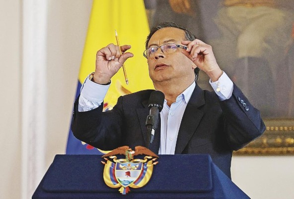 El presidente de Colombia, Gustavo Petro