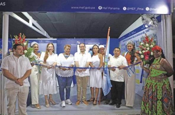Inauguración del Pabellón del MEF en la Feria del Mar, Agroecológica y Turística de Bocas del Toro.
