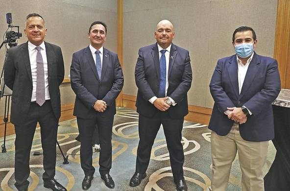 David Hernández, Raffoul Arab, Carlos Conde y Lucas Castrellón