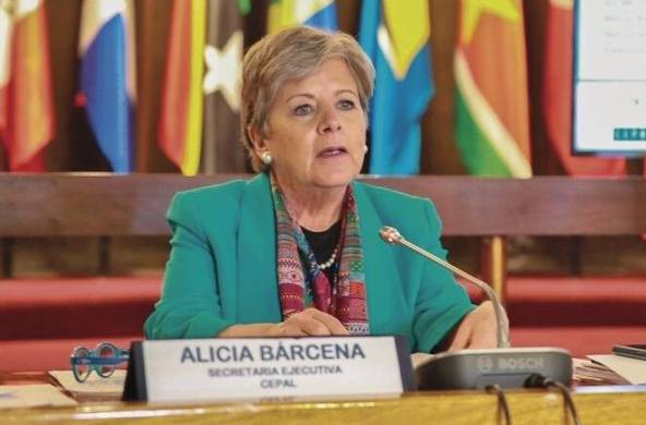 Alicia Bárcena, secretaria ejecutiva del organismo de las Naciones Unidas con sede en Chile.