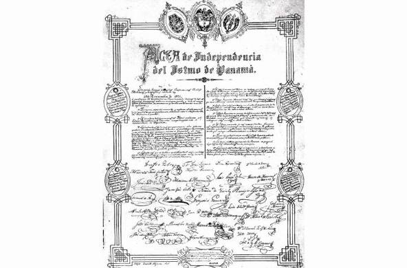 Acta de Independencia de Panamá de España, del 28 de noviembre de 1821