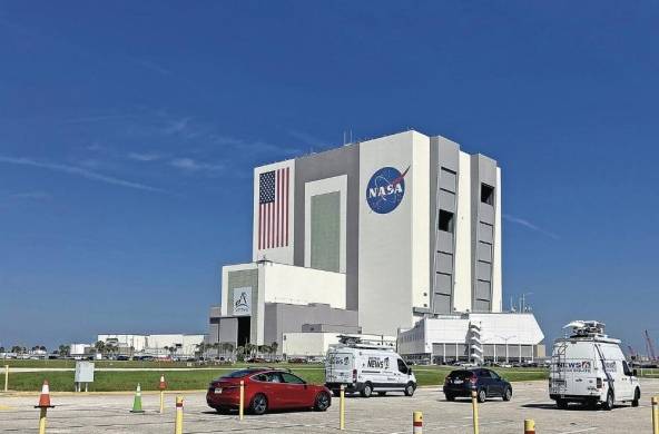 Edificio de la NASA en Cabo Cañaveral, en Florida