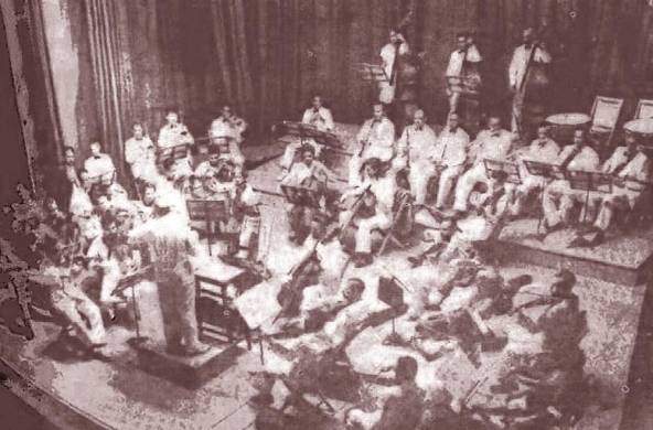Orquesta Sinfónica Nacional en 1941.