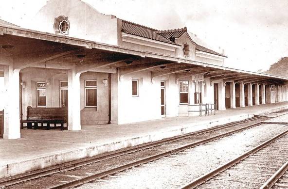 Zona del Canal de Panamá: Estación en Balboa, 1915.