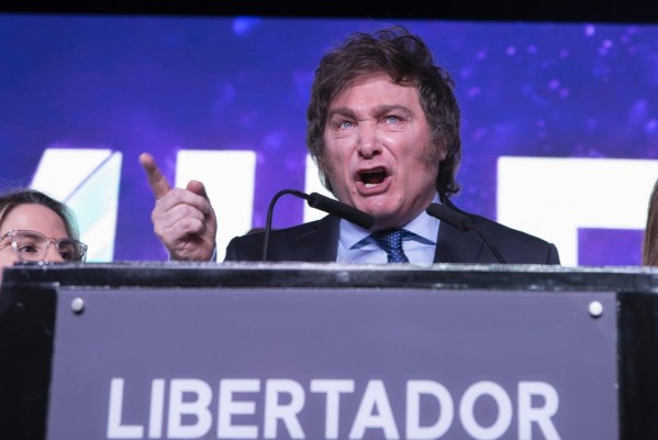 Fotografía de archivo del economista ultraliberal Javier Milei.