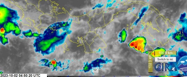 Aguaceros con tormentas