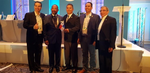 Representantes de la Asociación Panameña de Carga (APAC), participan en la FIATA 2019, en Cape Town Sudáfrica.