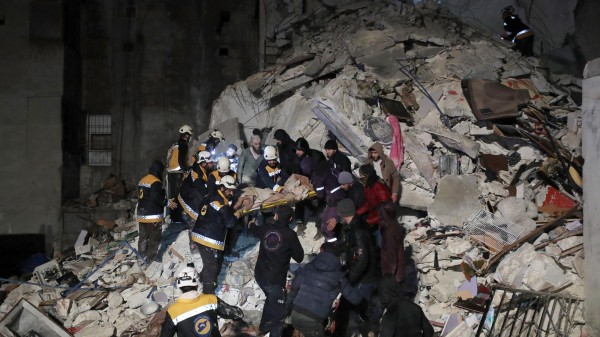 Imágenes del terremoto registrado en la zona fronteriza entre Turquía y Siria