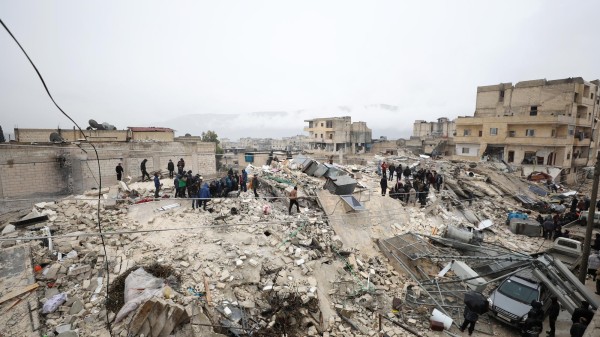 Imágenes del terremoto registrado en la zona fronteriza entre Turquía y Siria