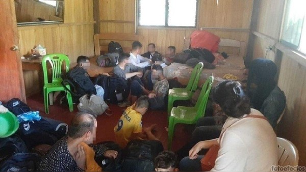 La Fiscalía Provincial Mixta de Tahuamanu logró el rescate de los 23 migrantes.