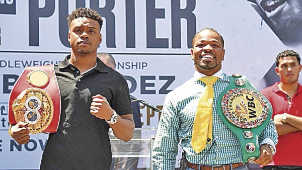 Errol Spence Jr (i) tendrá ante Shawn Porter la pelea que necesita para probar su valía como campeón.