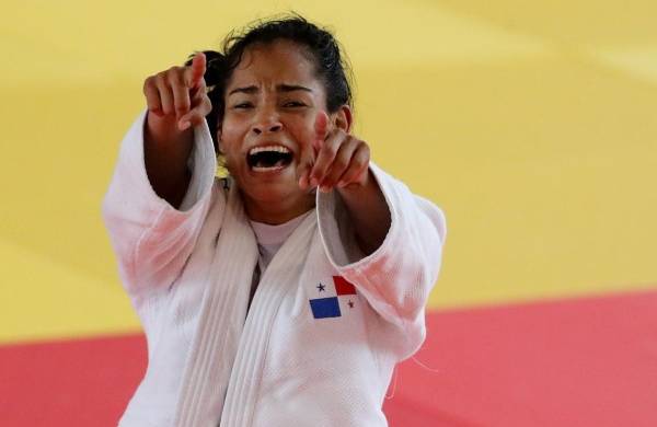 La judoca panameña Kristine Jiménez, en una fotografía de archivo.