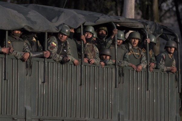 Crisis pol&iacute;tica en Ecuador