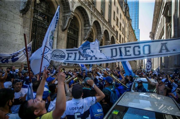 El último adiós a Maradona