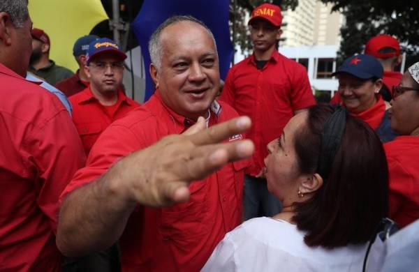 el líder chavista, Diosdado Cabello
