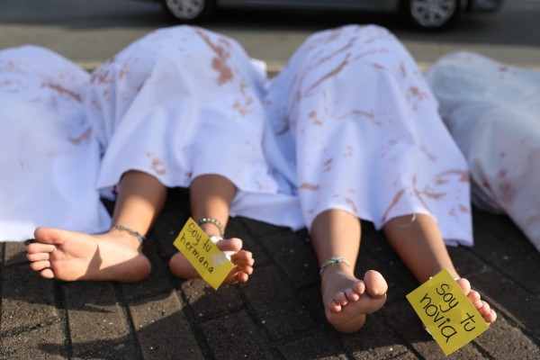 Manifestaci&oacute;n contra la violencia a la mujer