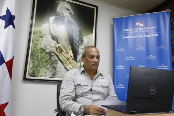 El ministro de Ambiente, Milciades Concepción, durante la cumbre preparatoria para la Conferencia de Biodiversidad.