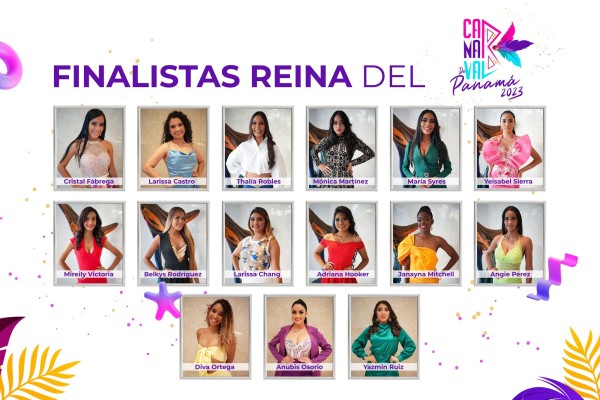 La selección de las aspirantes se dio luego que un jurado, preseleccionara a 15 de las 58 candidatas que se inscribieron durante la convocatoria.