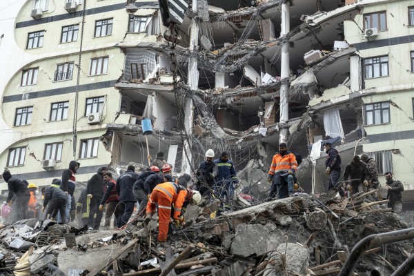 Imágenes del terremoto registrado en la zona fronteriza entre Turquía y Siria