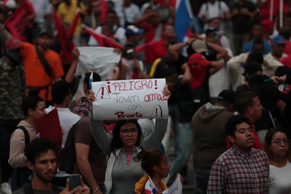 Segunda jornada de protestas en Panam&aacute;
