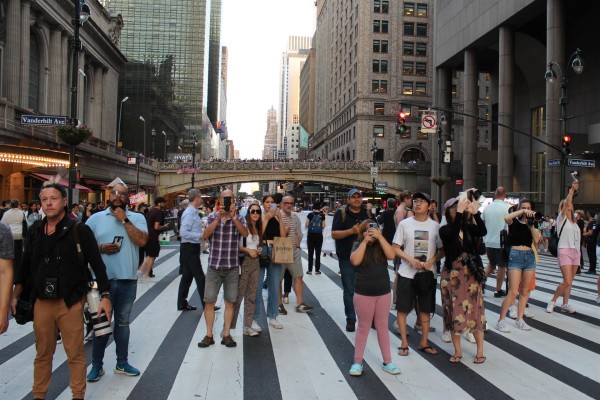 El Manhattanhenge, la puesta de sol más fotografiada de Nueva York