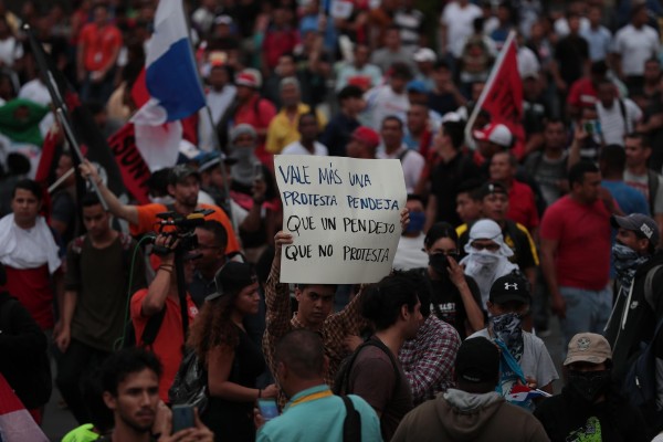 Segunda jornada de protestas en Panam&aacute;