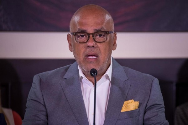 El presidente de la Asamblea Nacional de Venezuela, Jorge Rodríguez, en una imagen de archivo.