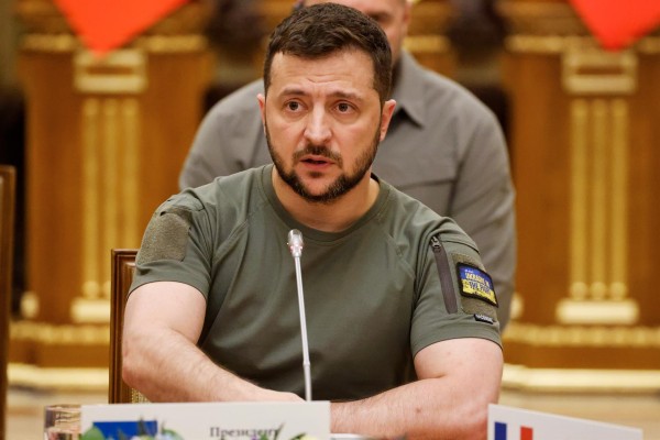 El presidente de Ucrania, Volodímir Zelenski.