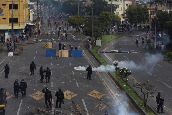 Continúan las marchas en Bogotá por una nueva jornada de paro nacional