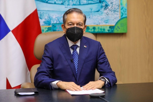 El presidente Laurentino Cortizo.