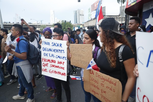Segunda jornada de protestas en Panam&aacute;