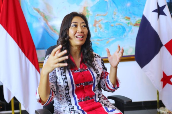 Hendro Retno Wulan, durante una entrevista con La Estrella de Panamá.