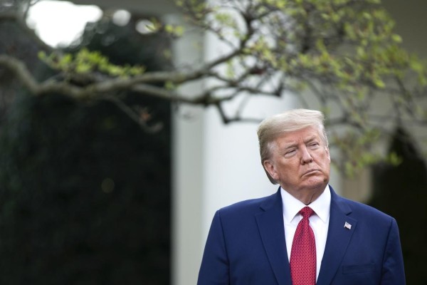 Trump llegó al juzgado E. Barrett Prettyman, sede de la corte y muy cerca del Capitolio de Estados Unidos, sobre las 3:14 p.m. hora local.