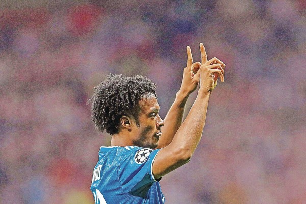 Juan Guillermo Cuadrado, la figura para la Juventus.