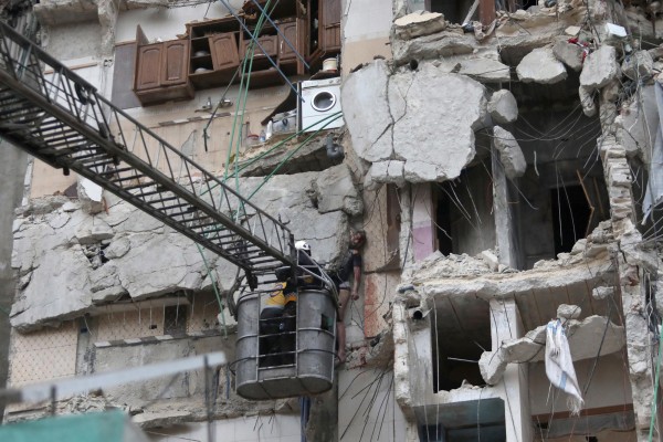 Imágenes del terremoto registrado en la zona fronteriza entre Turquía y Siria