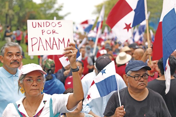 Las manifestaciones en Panamá continuaron ayer con protestas en varias ciudades del país.