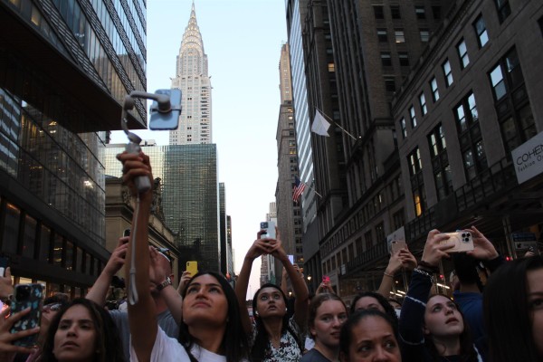 El Manhattanhenge, la puesta de sol más fotografiada de Nueva York