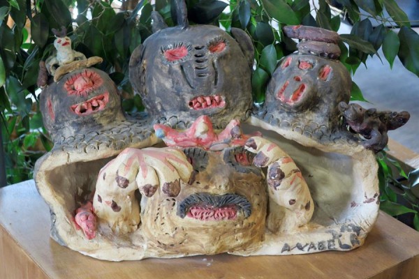 Escultura de Anabela Soares, una de las artistas de Manicomio