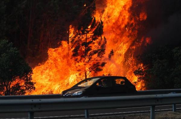El fuego avanza en Portugal, que acumula en agosto más del 50% del área ardida este año