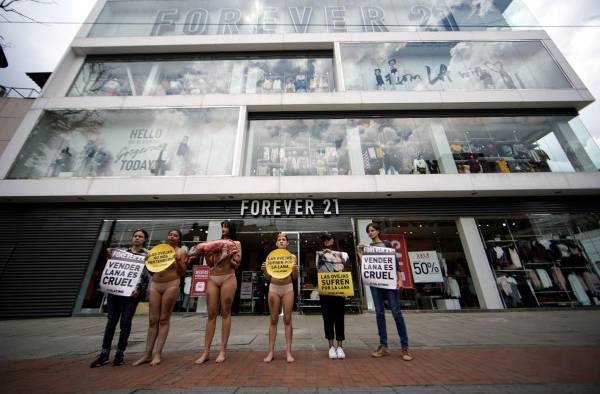 Animalistas protestan en Bogot&aacute;