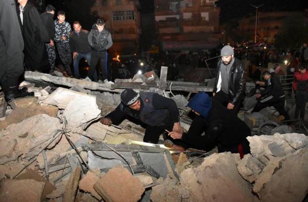 Imágenes del terremoto registrado en la zona fronteriza entre Turquía y Siria